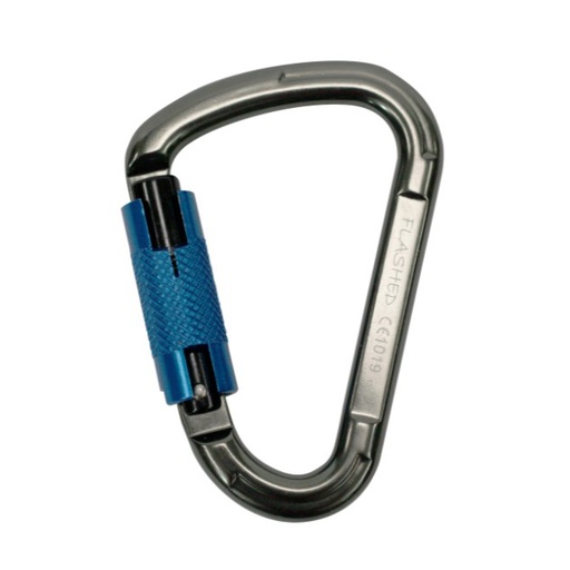 Flashed Twist-Lock Carabiner